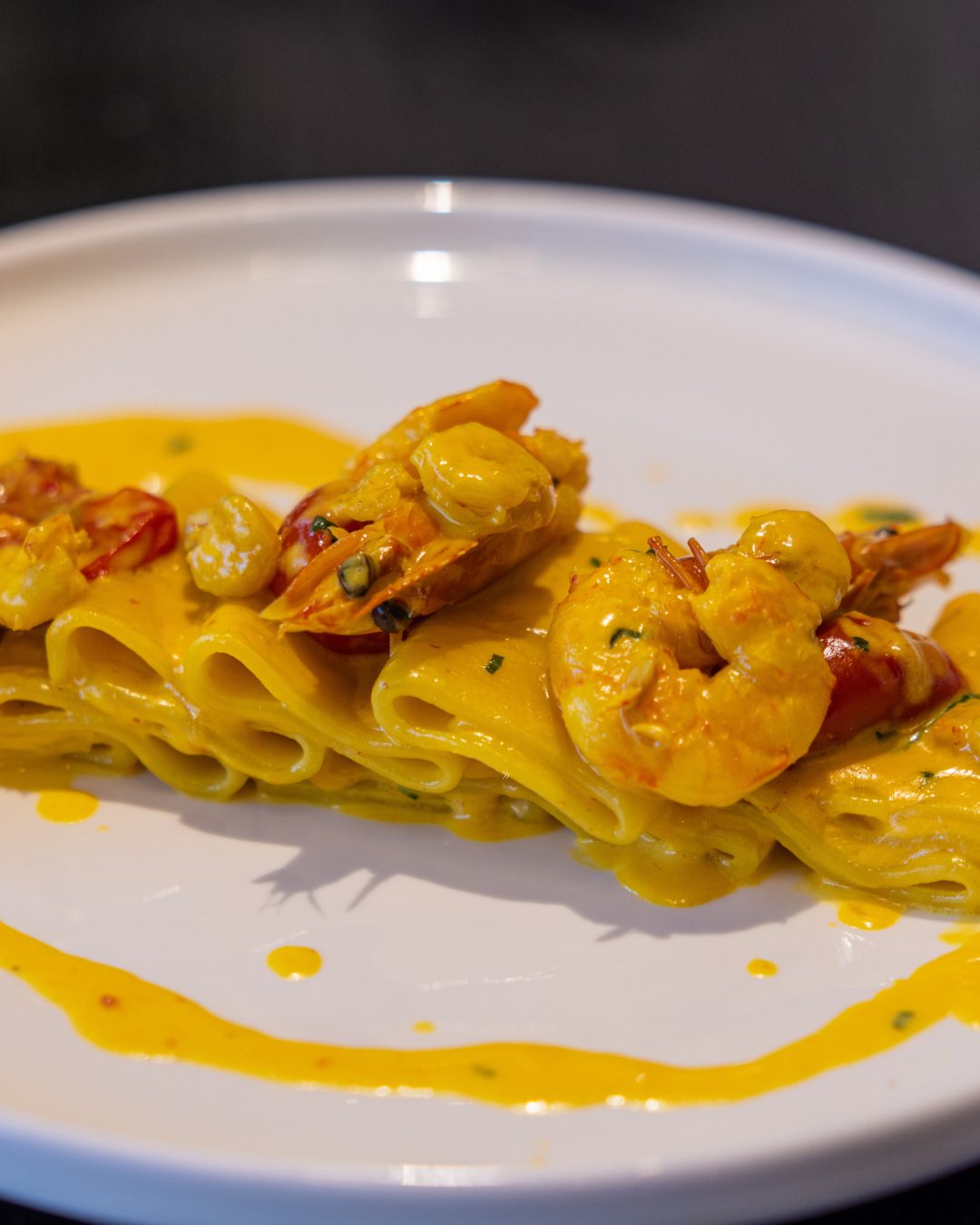 Paccheri me karkaleca